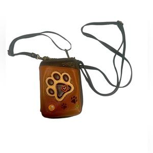 Chala puppy print crossbody wallet